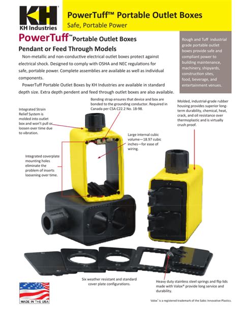 electrical box specifications sheets|electrical outlet box.